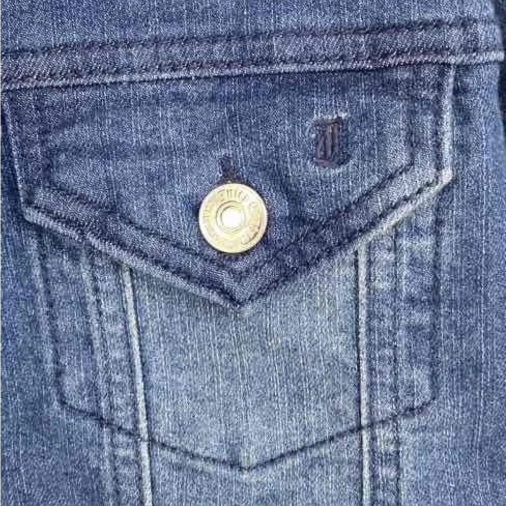 Juicy Costure Dark Blue Denim Jacket for Women - Picture 3 of 6